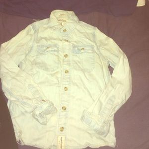 Abercrombie Blue Muscle Jean Jacket 💙