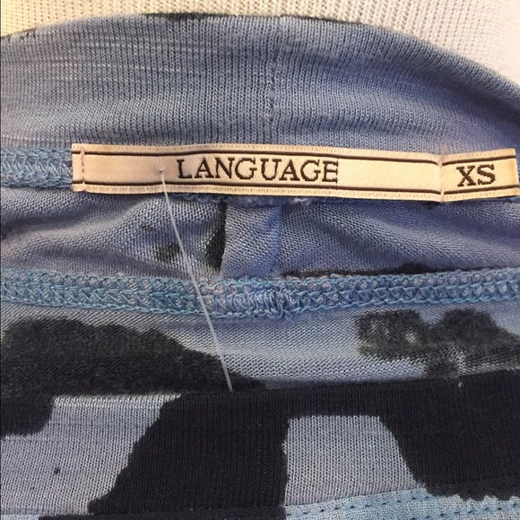 Language Blouse Size XS - Picture 4 of 4