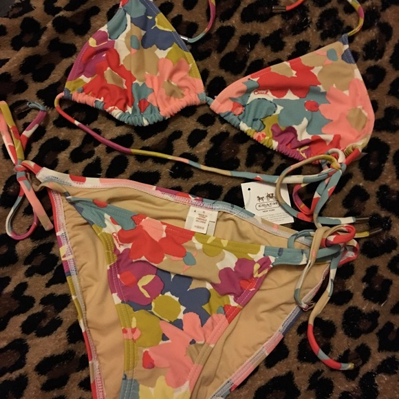 BRAND NEW! Coach bathing suit! Tags still on! - Picture 3 of 3