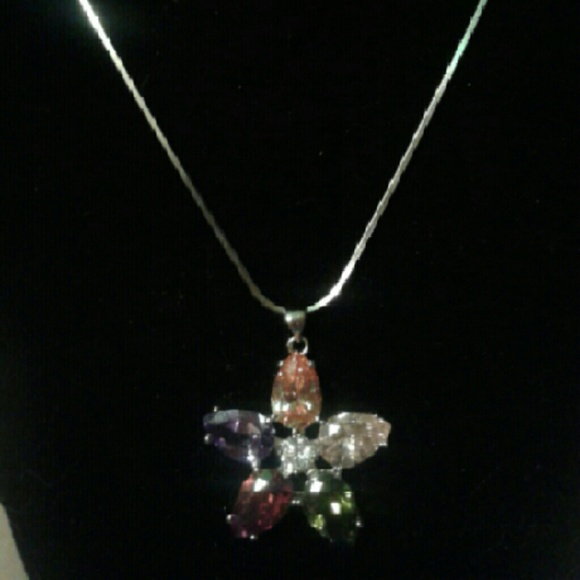 💜SALE❤ New Genuine **Gemstone Solid 925S 18"Nk - Picture 2 of 3