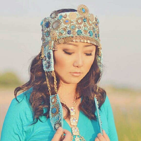 Turquoise head piece