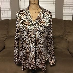 Victoria's Secret Button Down PJ Top