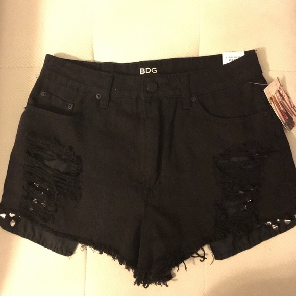 BDG dree high rise cheeky cut shorts