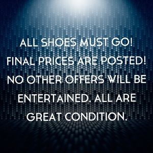 Weekend mark downs of pumps