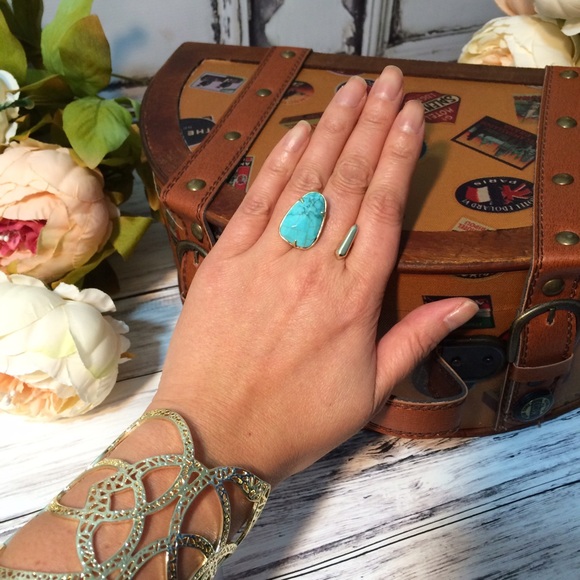 NWT Kendra Scott Aussie Turquoise - Size 7 - Picture 3 of 3