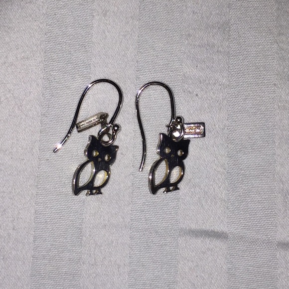 Coach Owl Sterling Silver Earings