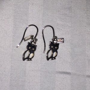 Coach Owl Sterling Silver Earings