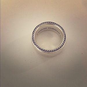 David Yurman men's thick band sterling silver