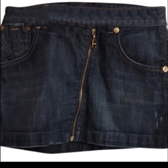 GuessJeans denim mini skirt