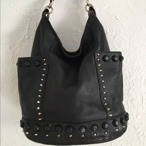 Studded leather Vince Camuto handbag