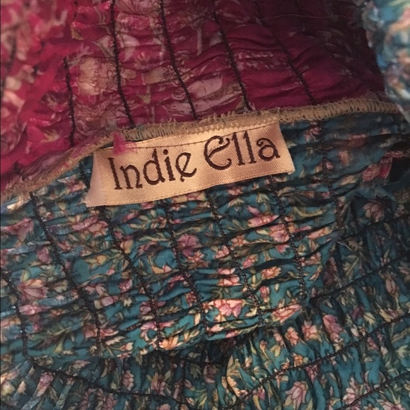 NEW Boho silk strapless dress🔮 - Picture 4 of 4