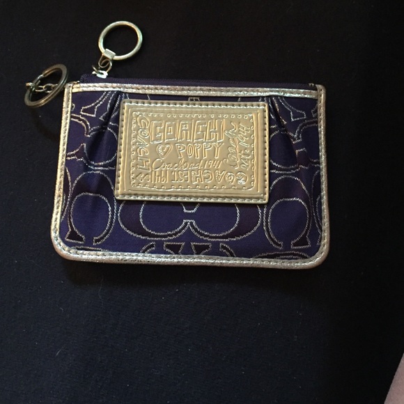 coach key ring wallet