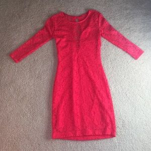 Windsor Red Lace Dress