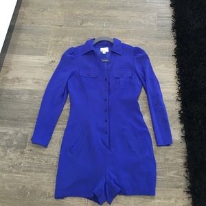 Kardashian Kollection for Bebe royal blue romper