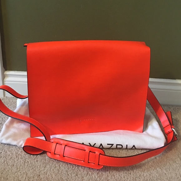 Bright Orange Envelope Style Bag by BCBG MAXAZRIA