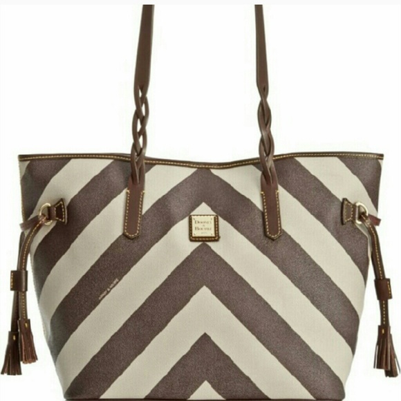 Dooney & Bourke Chevron Bailey Tote