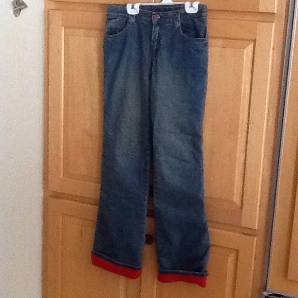 Fleece lined jeans