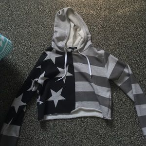 Forever 21 cropped hoodie