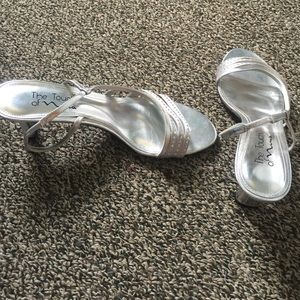 Silver heels