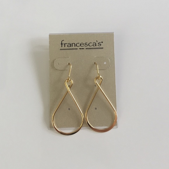 Francesca's Twisted Hoop Earring