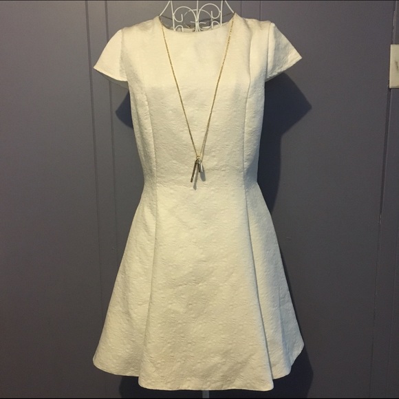 White Fit & Flare Dress.