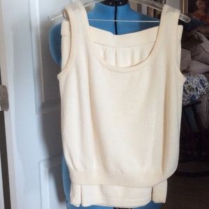 St. John off white suit.