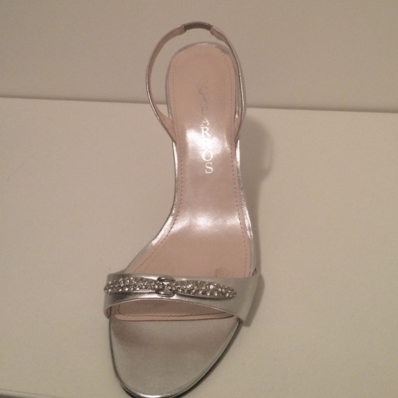 7 1/2 silver heel