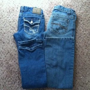 2 pair of jeans size 3 not miss mes!