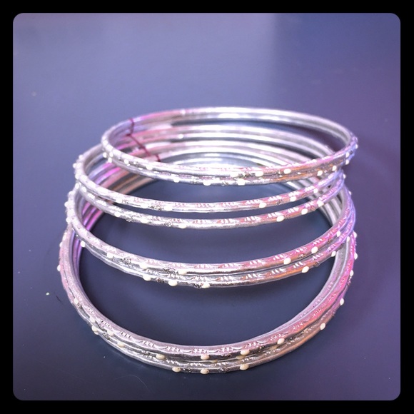 Silver Bangles