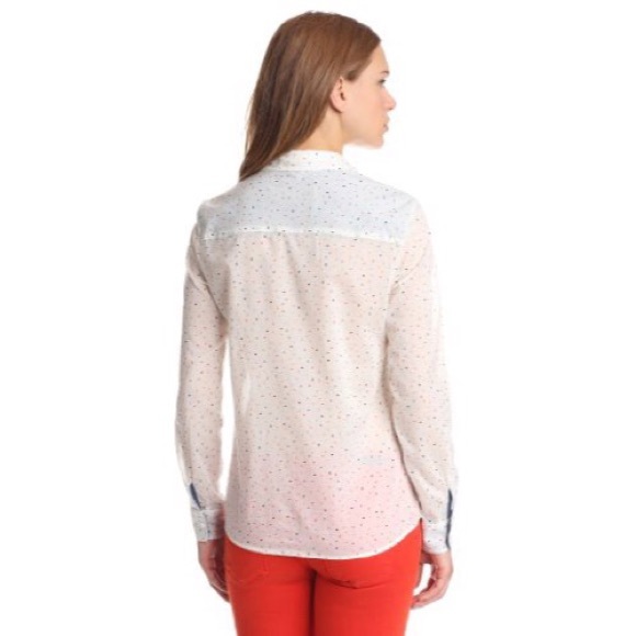 BCBGeneration Polka Dot Button Up - Picture 2 of 2