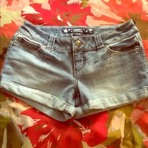 Juniors Celebrity Pink Denim Shorts