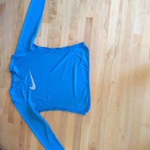 Blue Nike long sleeve T-Shirt