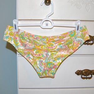 Victoria's Secret Cheeky Bikini Bottoms- Paisley