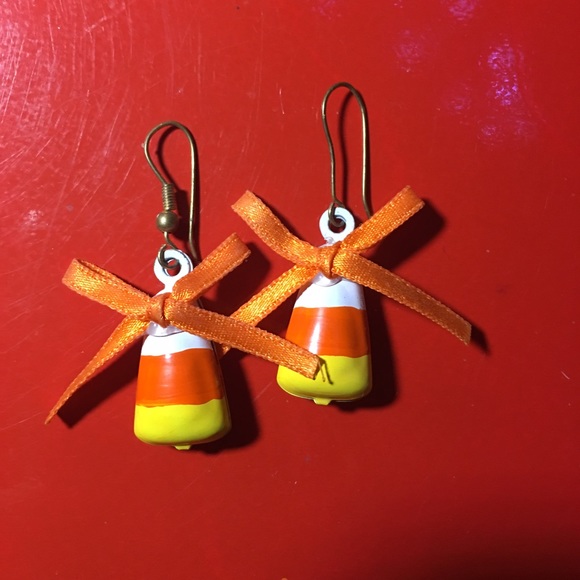 Candy Corn Earrings