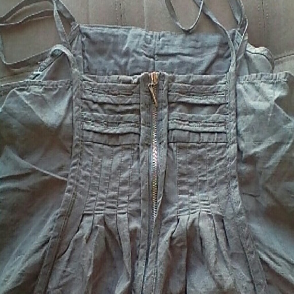 DINGYOUNG COTTON JUMPER DRESS GRAY SIZE 8 - Picture 3 of 4