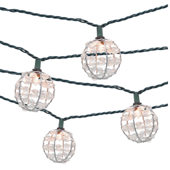 10ct Decorative String-Bulb Lights