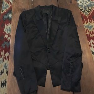 BCBG Fitted Black Blazer