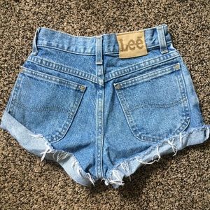 Authentic Lee High Waisted Jean Shorts