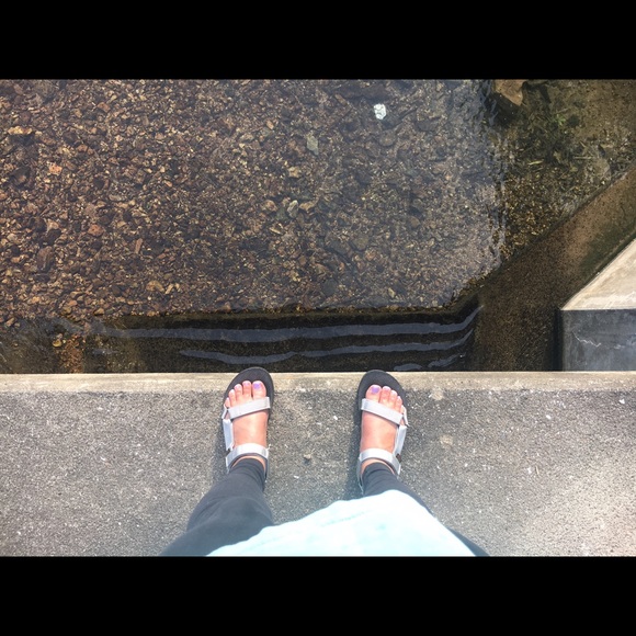 Silver/Grey Teva Sandals