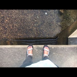 Silver/Grey Teva Sandals