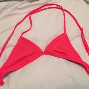 Pink jolyn triangle top