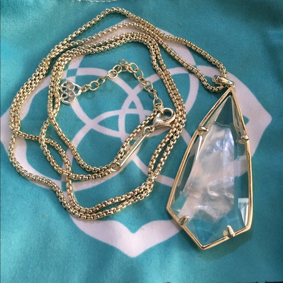 Kendra Scott Clear/Mother of Pearl Carol