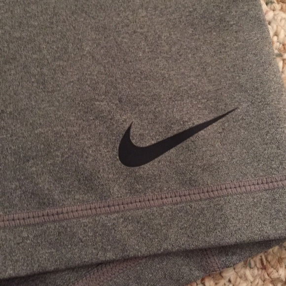 gray Nike pro shorts! - Picture 2 of 3