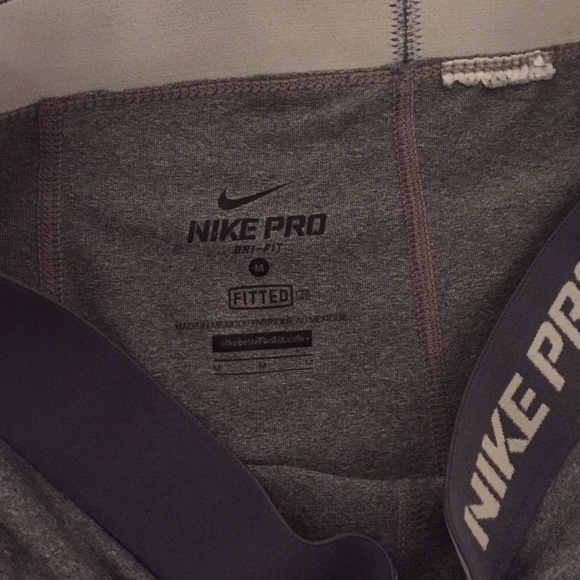 gray Nike pro shorts! - Picture 3 of 3