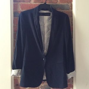 Zara navy blue blazer