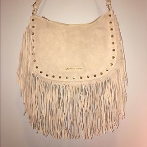Michael Kors fringe shoulder purse