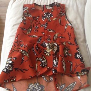 Topshop Floral top