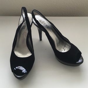 Guess sexy peep-toe heels 👠👠🎈