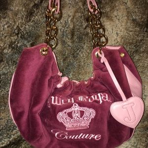 Juicy Couture pink shoulder bag