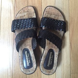 Brown sandels! Fiorenzato Italian shoes